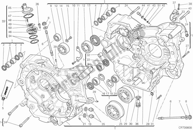 Tutte le parti per il Carter del Ducati Monster 795-Thai 2012